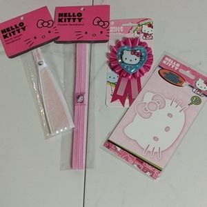 Hello Kitty  Hair Accessories Pin & Huge Decal